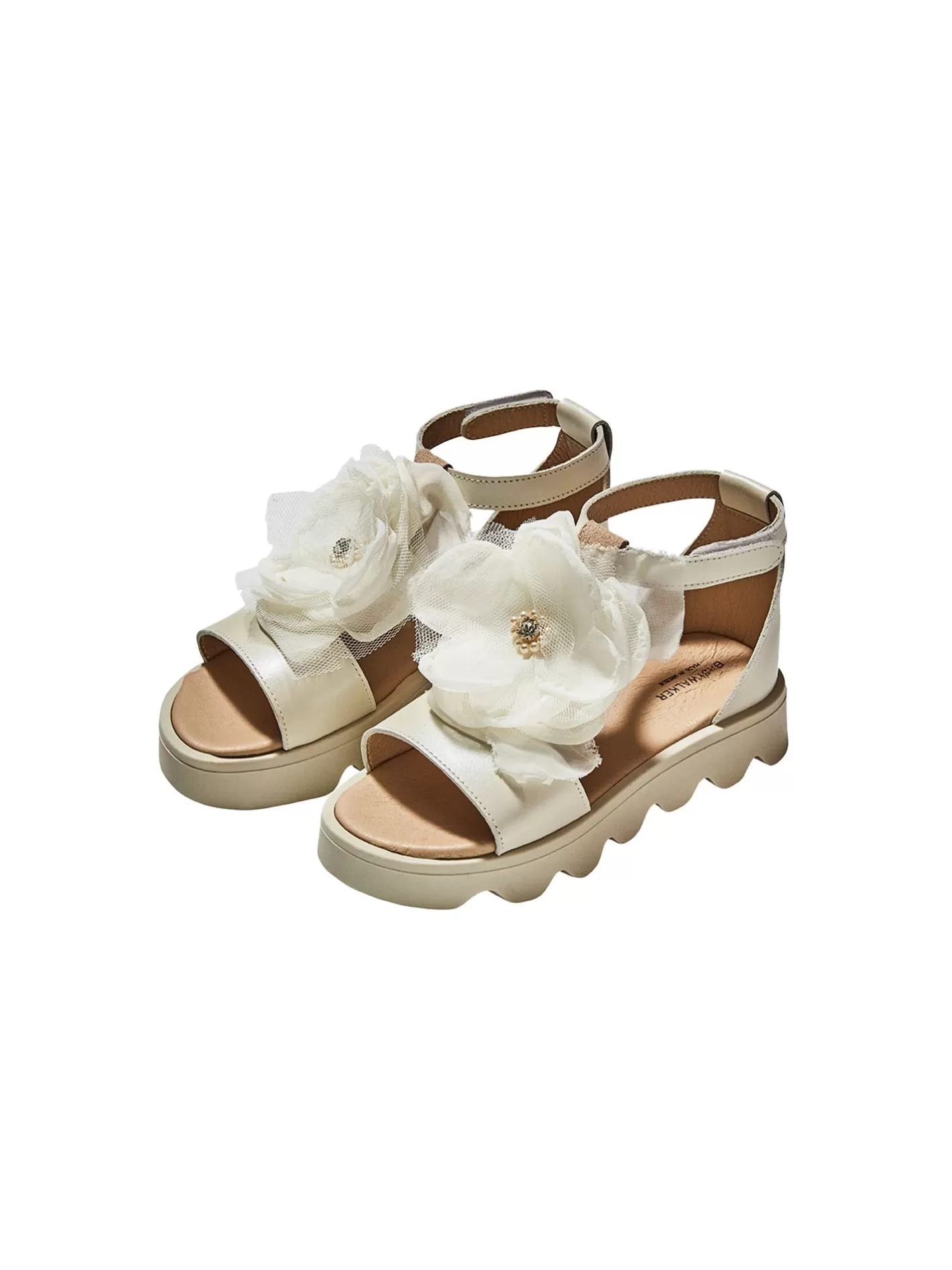 Shoes<Tutu du Monde Babywalker Chiffon Flower Sandal