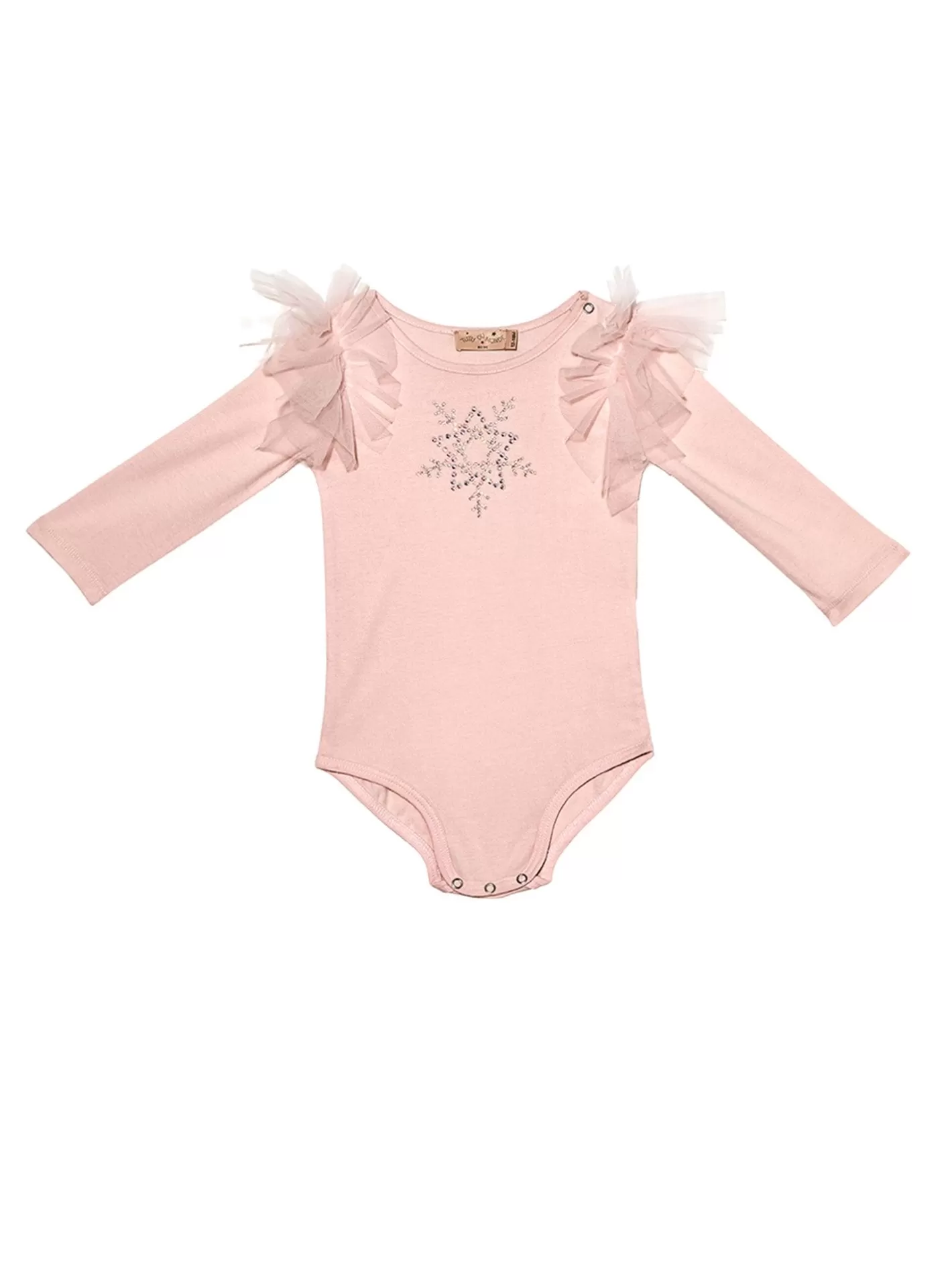 Onesies<Tutu du Monde Bebe Sweet Snowflake Onesie Porcelain Pink