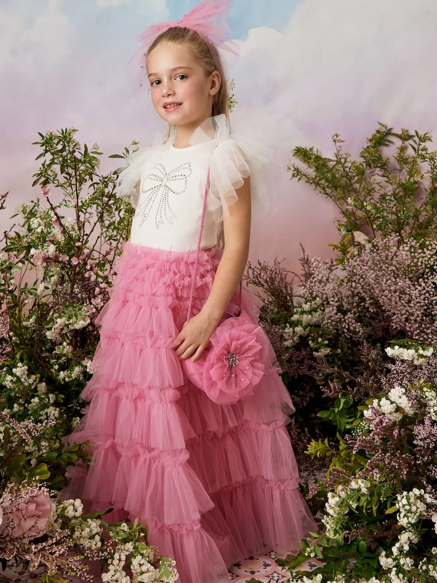 Bottoms<Tutu du Monde Blue Jean Long Skirt Aurora Pink