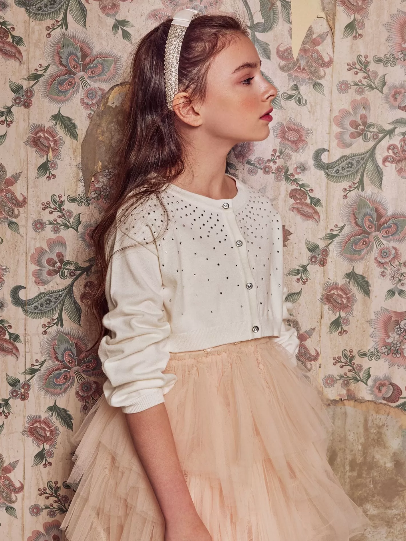 Outerwear<Tutu du Monde Crystal Cardigan Milk