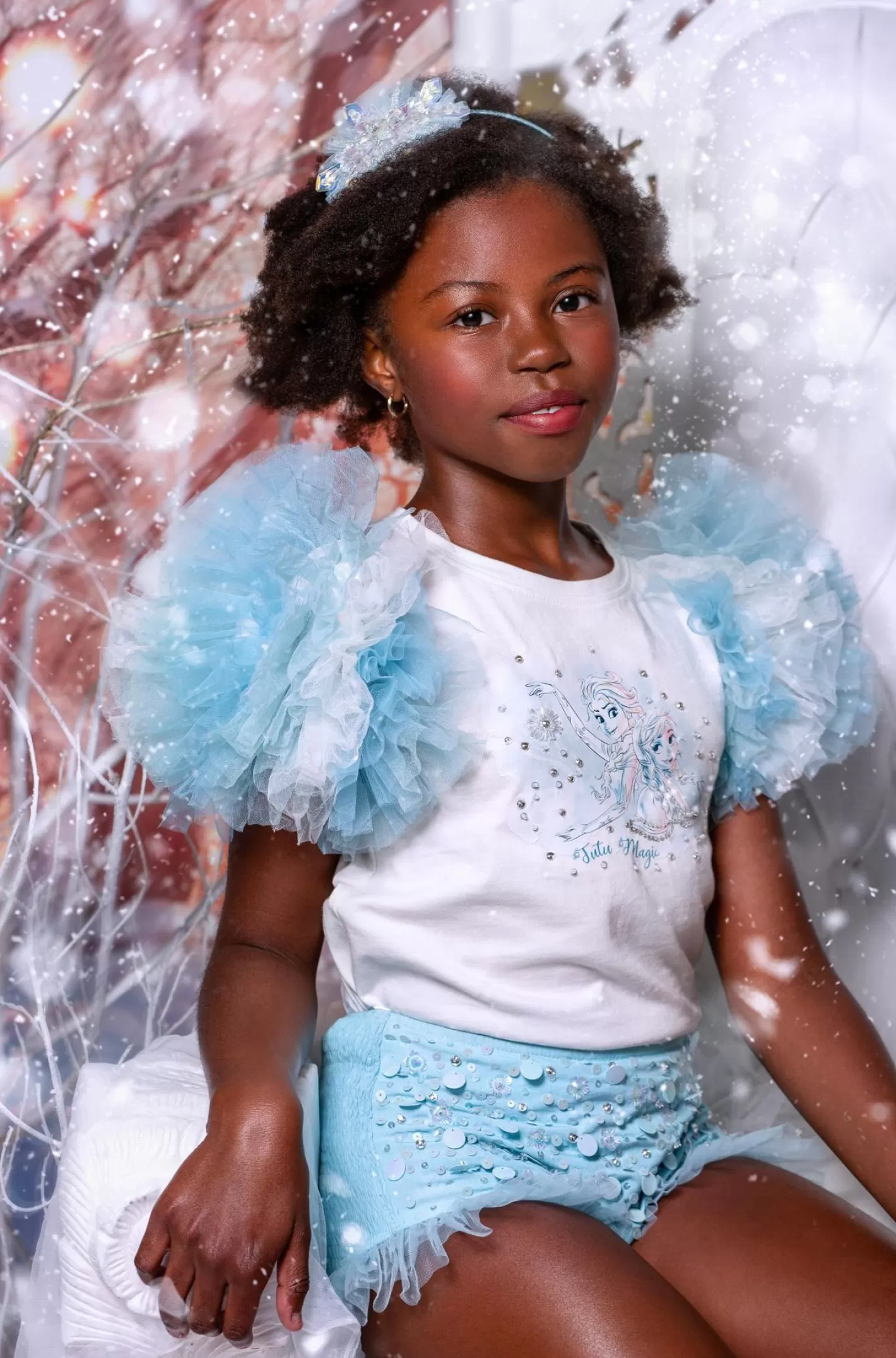 Bottoms<Tutu du Monde Disney X Tutu Magic Shorts Frozen Blue